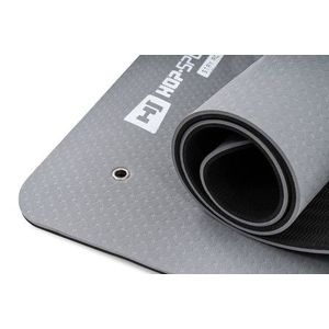 Podložka fitness TPE s otvory 0, 8cm - šedá obraz