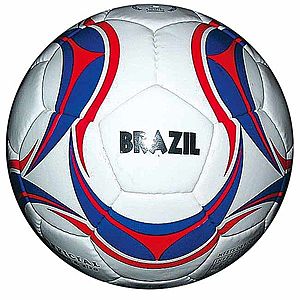 Fotbalový míč Spartan Brasil Cordlay vel. 5 modro-bílo-červená obraz