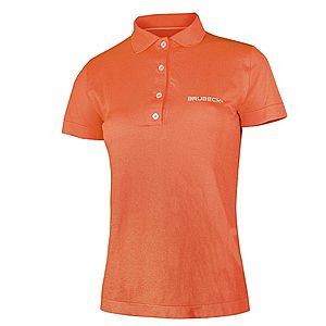 Dámské thermo tričko Brubeck PRESTIGE s límečkem oranžová S obraz
