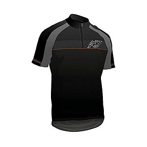 Cyklistický dres Kellys Pro Sport 013 - krátký rukáv černo-oranžová S obraz