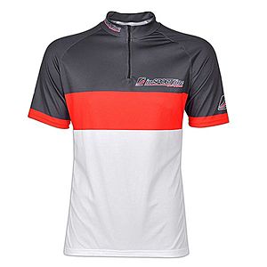 Cyklistický dres inSPORTline Pro Team černo-červeno-bílá XL obraz