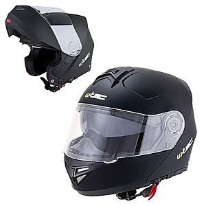 Výklopná moto helma W-TEC Vexamo XL (61-62) matně černá obraz