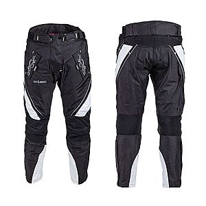 Dámské moto kalhoty W-TEC Kaajla černo-bílá XXL obraz