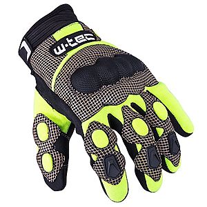 Motokrosové rukavice W-TEC Derex černo-žlutá 3XL obraz
