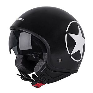 Helma na skútr W-TEC FS-710S Revolt Black Černá s hvězdou XL (61-62) obraz
