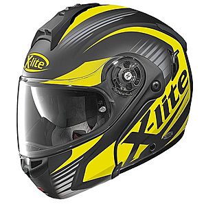 Moto helma X-Lite X-1004 Nordhelle N-Com Flat Black-Yellow černo-žlutá XS (53-54) obraz