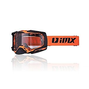 Motokrosové brýle iMX Dust Graphic Orange-Black Matt obraz