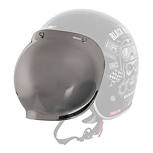 Přídavné hledí k helmě W-TEC Kustom a V541 zrcadlově kouřové obraz