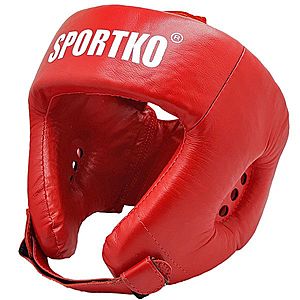 Boxerský chránič hlavy SportKO OK2 červená L obraz