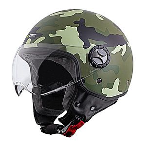 Helma na skútr W-TEC FS-701C Camo M (57-58) camo obraz