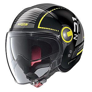 Moto helma Nolan N21 Visor Runabout Metal Black-Yellow L (59) obraz