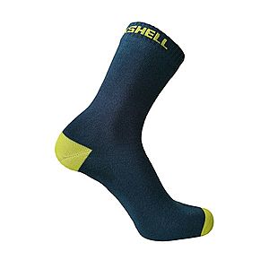 Nepromokavé ponožky DexShell Ultra Thin Crew Navy-Lime XL obraz
