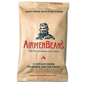 AirmenBeans pastilky Coffee-Guarana, 21ks obraz