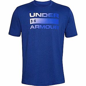 Pánské triko Under Armour Team Issue Wordmark SS American Blue S obraz