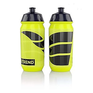 Sportovní láhev Nutrend Tacx Bidon 500 ml žlutá s černým potiskem obraz
