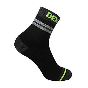 Nepromokavé ponožky DexShell Pro Visibility Grey Stripe XL obraz