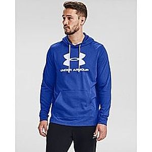 Sportstyle terry logo hoodie-blu obraz