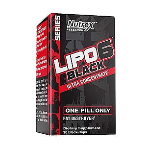 Lipo 6 Black Ultra Concentrate 60 kaps - Nutrex obraz