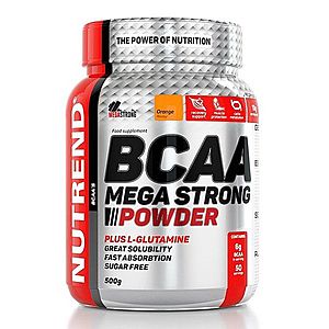 BCAA Mega Strong Powder - Nutrend 20 x 10 g Cherry obraz