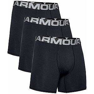 Boxerky Under Armour Charged Cotton 6in 3ks Black M obraz