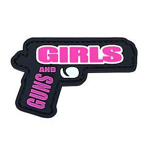 WARAGOD Nášivka 3D Guns and Girls 7x5cm obraz