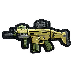 WARAGOD Nášivka Scar-H 3D GUN 10.5x5cm obraz