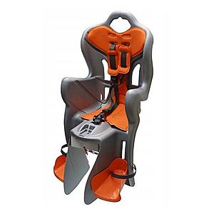 Dětská sedačka na kolo Bellelli B-One Clamp stříbrná-oranžová obraz