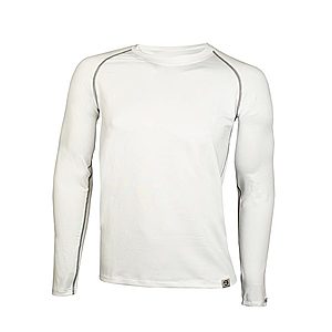 Pánské triko NOVYC dlouhý rukáv - XXL - bílá obraz