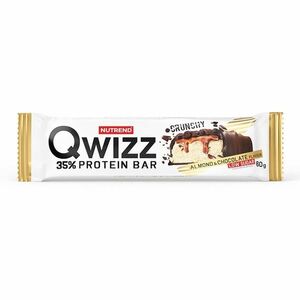 Proteinová tyčinka Nutrend Qwizz Protein Bar 60g mandle+čokoláda obraz