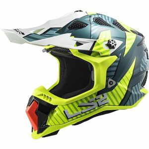 Motokrosová helma LS2 MX700 Subverter Astro Cobalt H-V Yellow XXL (63-64) obraz