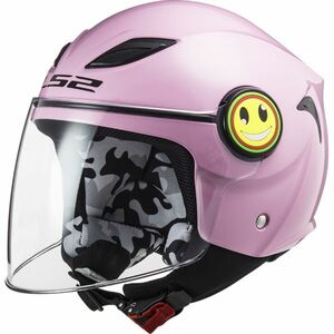 Dětská otevřená helma LS2 OF602 Funny Gloss Pink M (49-50) obraz