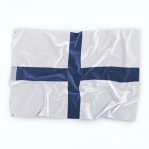 WARAGOD vlajka Finsko 150x90 cm obraz