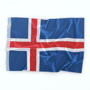 WARAGOD vlajka Island 150x90 cm obraz