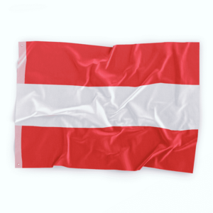 WARAGOD vlajka Rakousko 150x90 cm obraz
