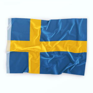 WARAGOD vlajka Švédsko 150x90 cm obraz