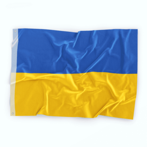 WARAGOD vlajka Ukrajina 150x90 cm obraz