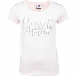 Russell Athletic CREWNECK T-SHIRT Dámské tričko, růžová, velikost obraz