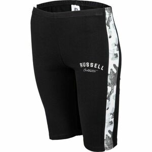 Russell Athletic BIKE PRINT SHORT Dámské šortky, černá, velikost obraz