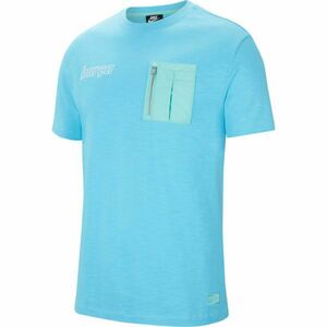 Nike FC BARCELONA SPORTSWEAR Pánské tričko, světle modrá, velikost obraz