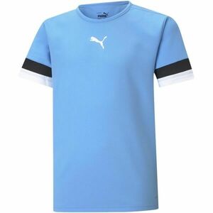Puma TEAMRISE JERSEY TEE Dětské fotbalové triko, světle modrá, velikost obraz