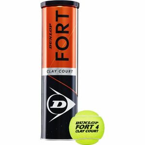 Dunlop FORT CLAY COURT 4 KS Tenisové míče, mix, velikost obraz