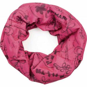 Finmark DĚTSKÝ MULTIFUNKČNÍ ŠÁTEK Dětský multifunkční šátek, Růžová, velikost obraz