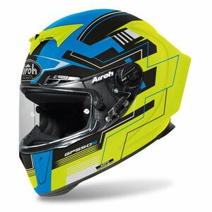 Moto přilba Airoh GP 550S Challenge matná modrá/žlutá XL (61-62) obraz