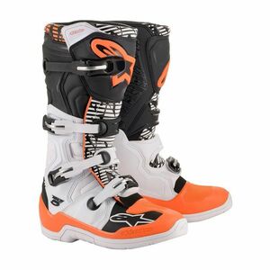 Moto boty Alpinestars Tech 5 bílá/černá/oranžová fluo bílá/černá/oranžová fluo 52 obraz