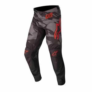 Motokrosové kalhoty Alpinestars Racer Tactical černá/šedá maskáčová/červená fluo černá/šedá maskáčová/červená fluo 40 obraz