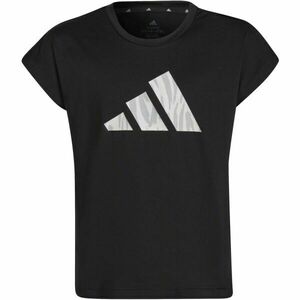 adidas TRAINING TEE Dívčí tričko, černá, velikost obraz