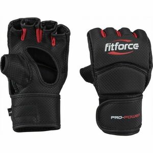 Fitforce PRO POWER MMA bezprsté rukavice, černá, velikost obraz
