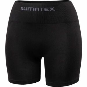 Klimatex BONDY Dámské bezešvé boxerky s vyšším sedem, černá, velikost obraz