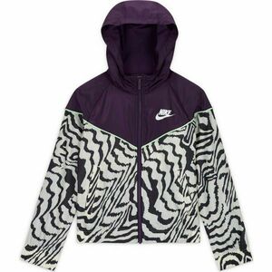 Nike SPORTSWEAR WINDRUNNER Dívčí bunda, fialová, velikost obraz
