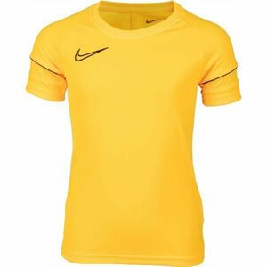 Nike DRI-FIT ACADEMY Dětské fotbalové tričko, žlutá, velikost obraz